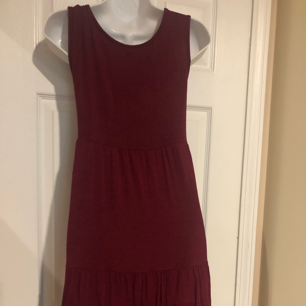 Wine Colored Dress
